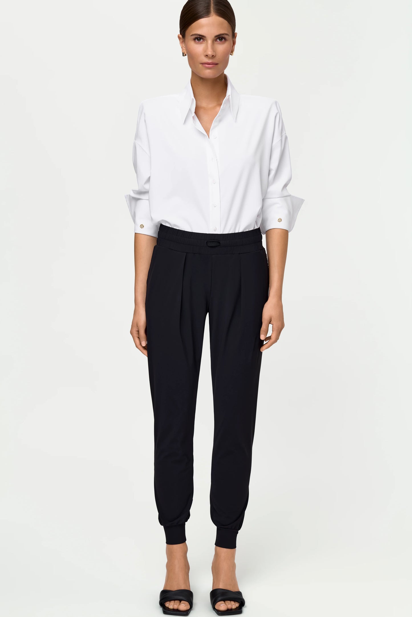 LUXE LÉGER Track Pants black