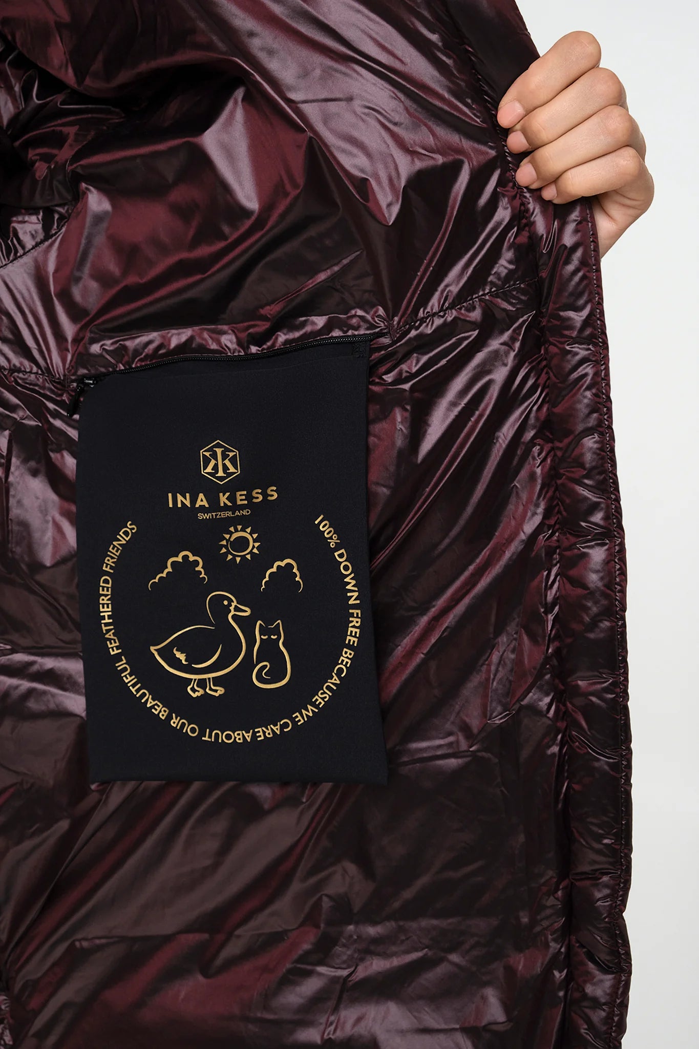 SQN Puffer Jacket tawny port