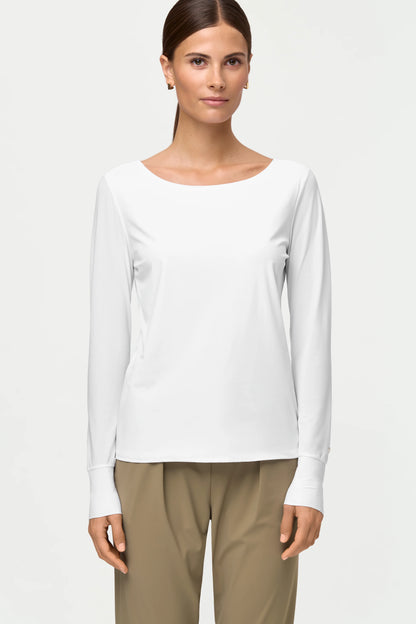 ALLDAYLONG Blouse feather white