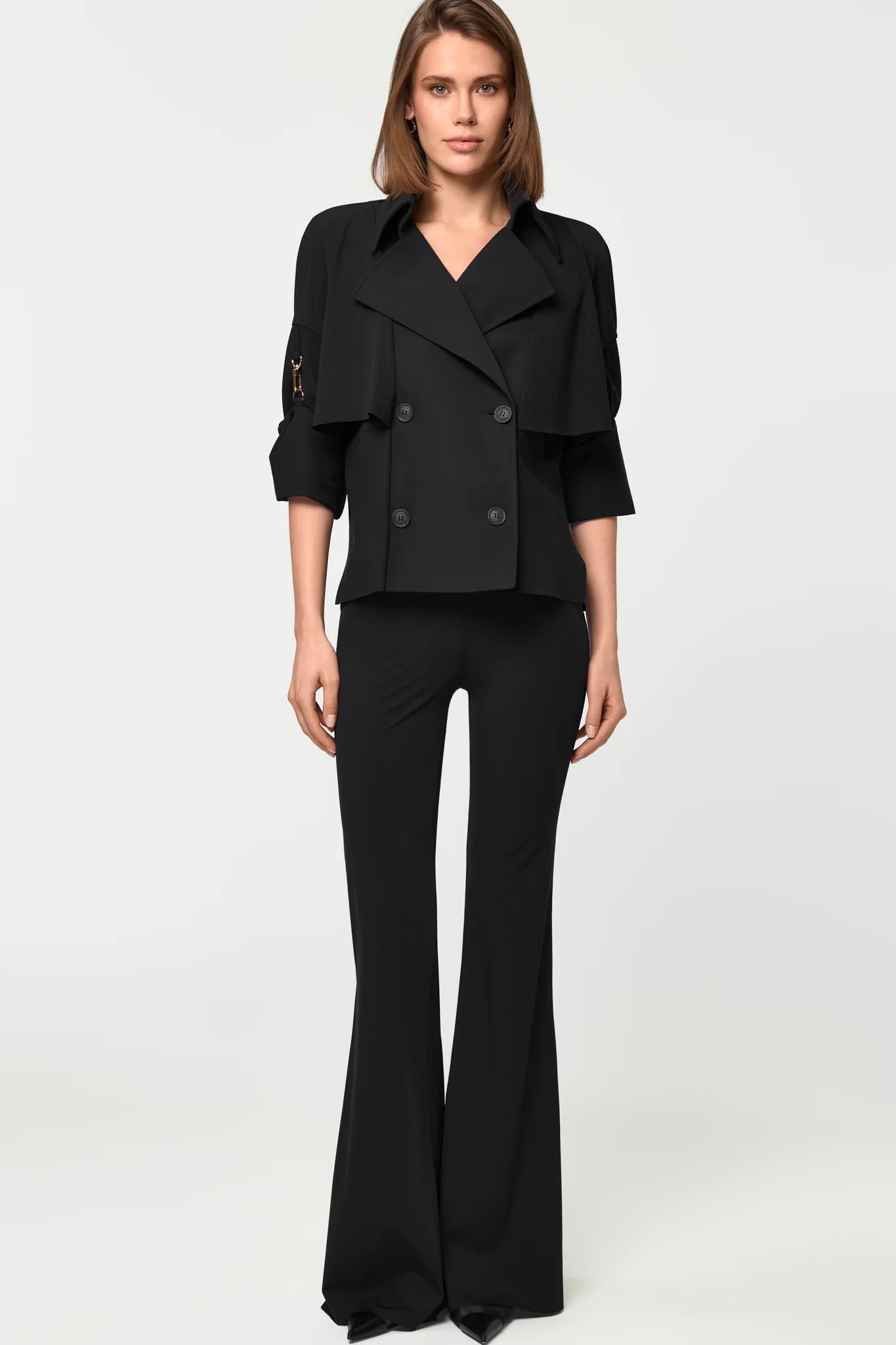 CRESSIDA Trench Jacket black