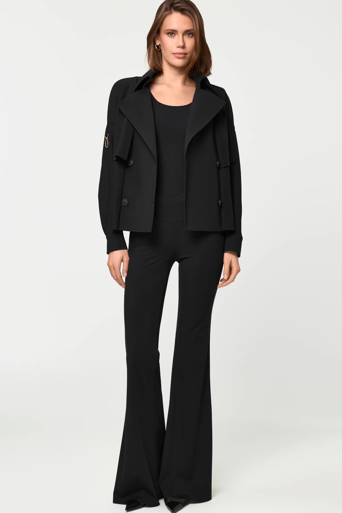 CRESSIDA Trench Jacket black