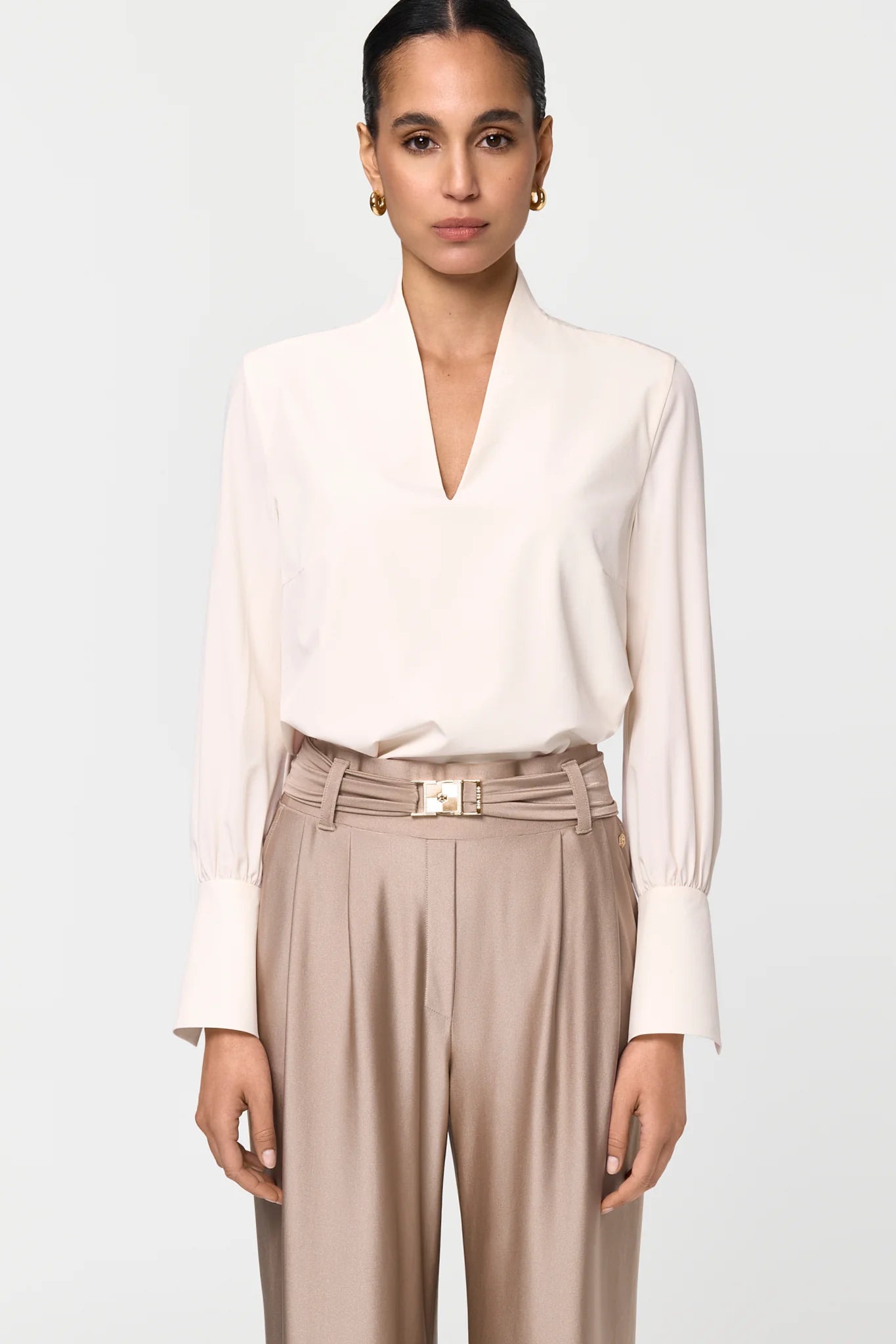 MOSCANA Blouse alba