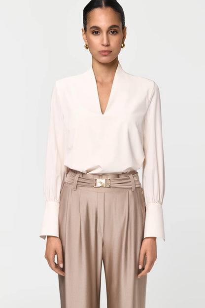 MOSCANA Blouse alba
