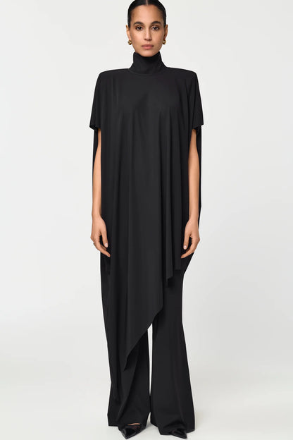 DELOREAN Long Blouse black