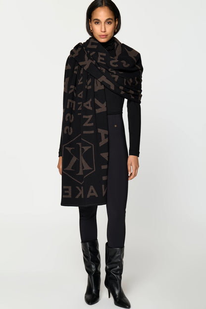 NELLETTO Scarf coal