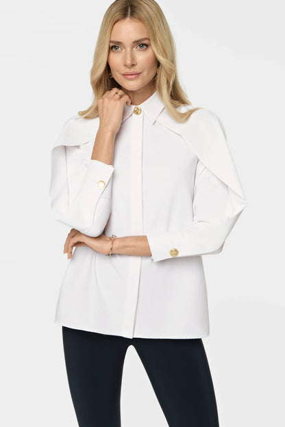 DONNA Stretch Shirt white