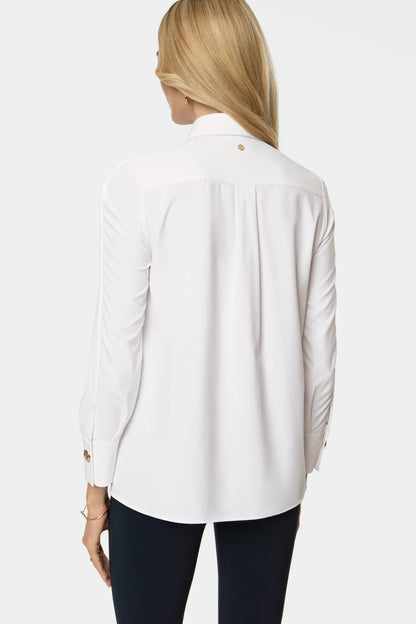 DONNA Stretch Shirt white