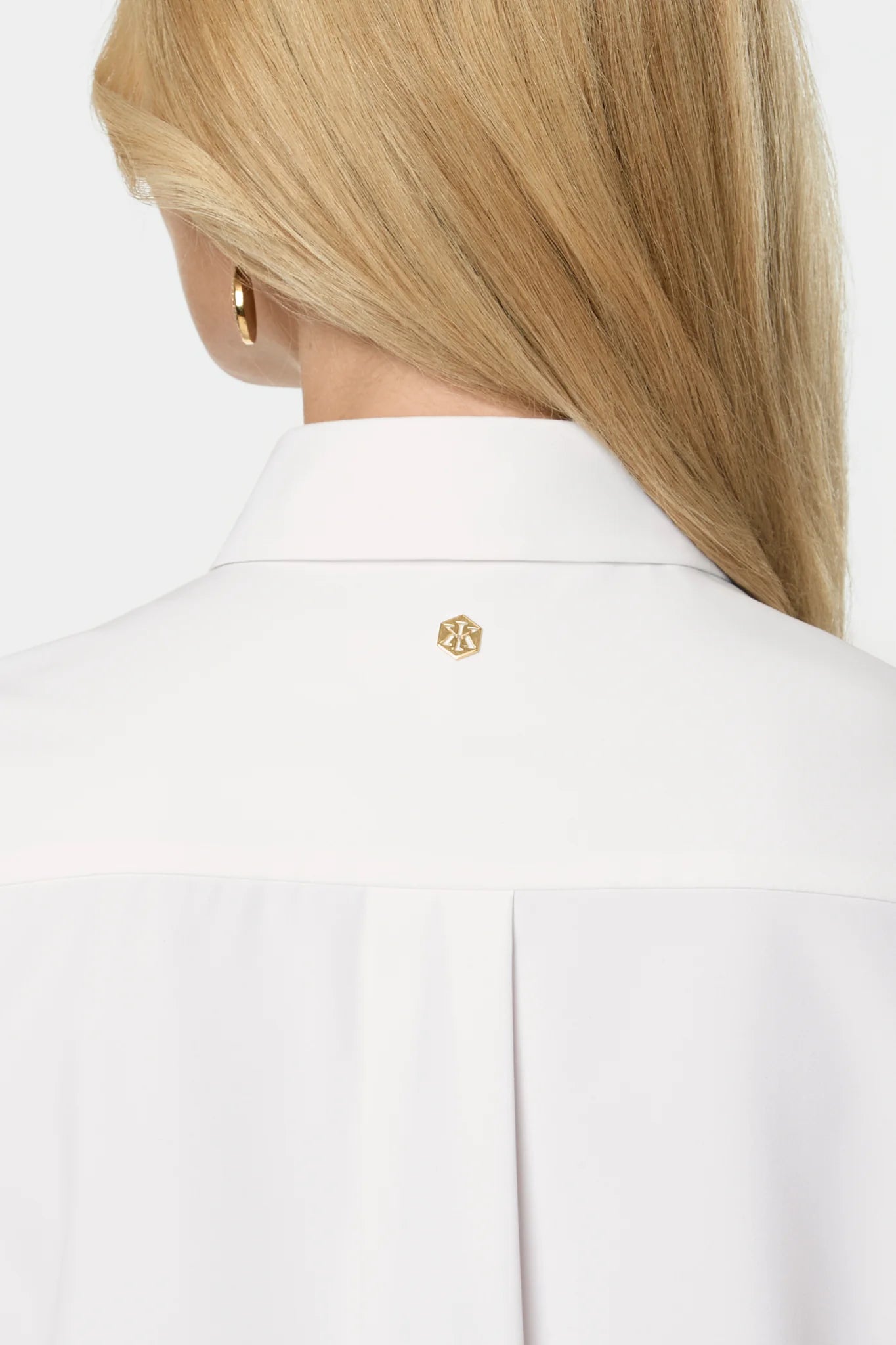 DONNA Stretch Shirt white