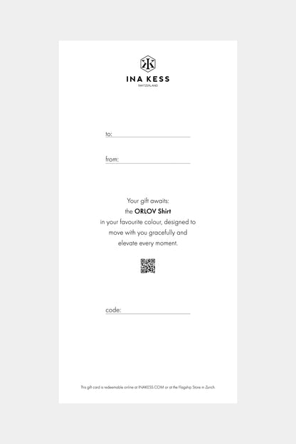 Gift Card ORLOV Shirt
