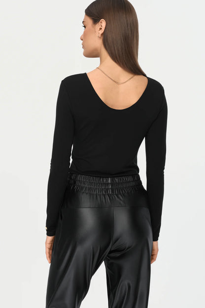 GAIA Cashmere Top black