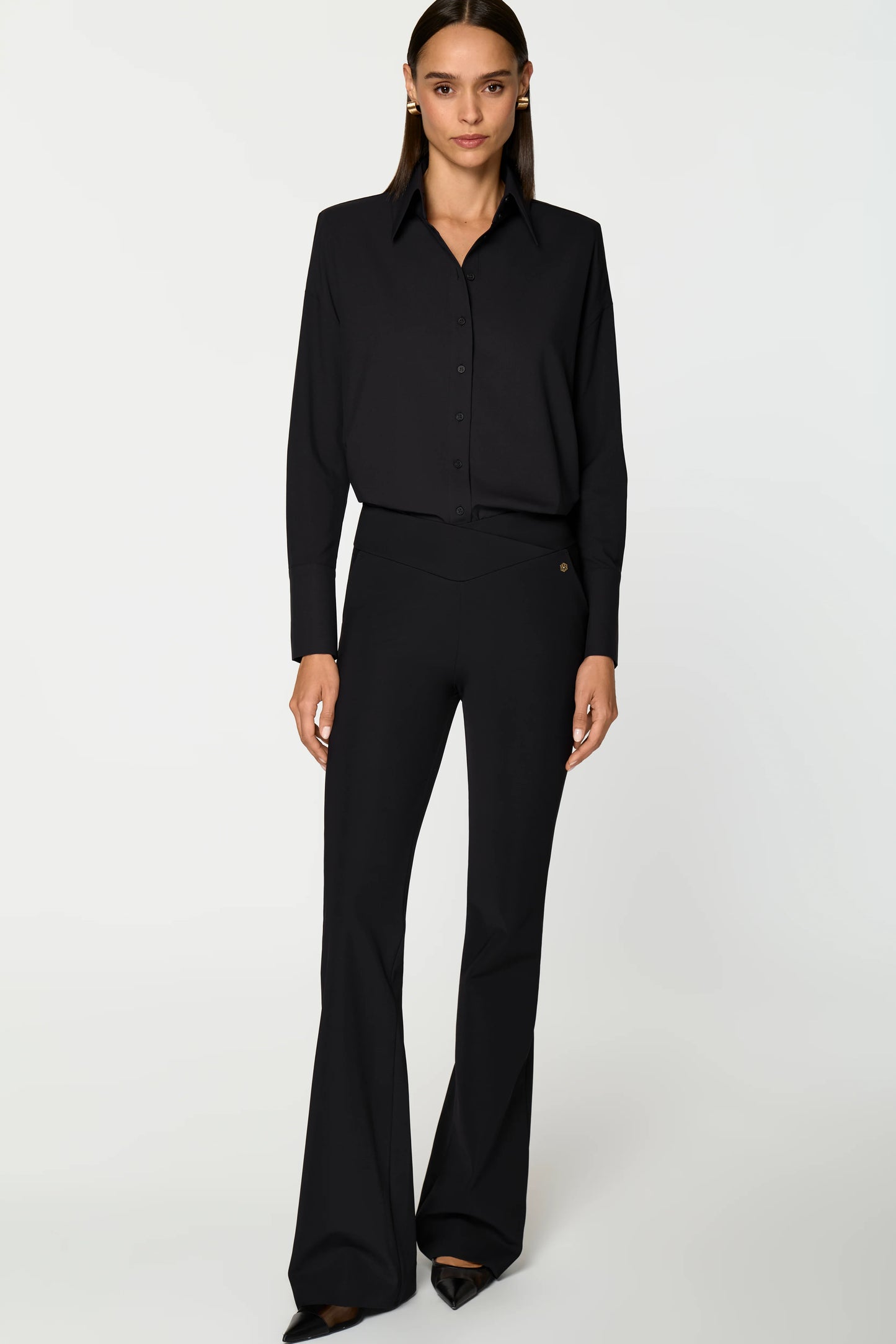 LAREGIA Stretch Shirt black