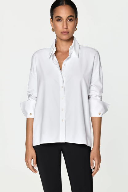 LAREGIA Stretch Shirt white