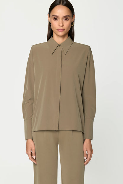 PADRONNE Shirt oliva