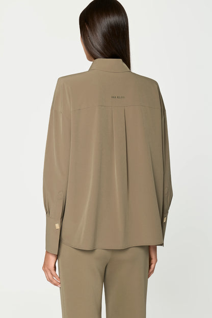 PADRONNE Shirt oliva