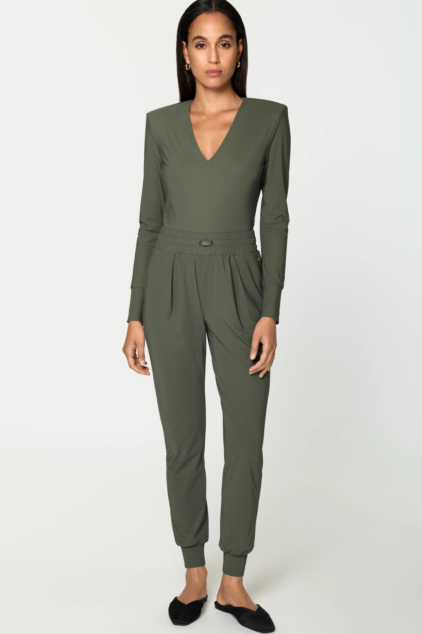 LUXE LÉGER Track Pants verde