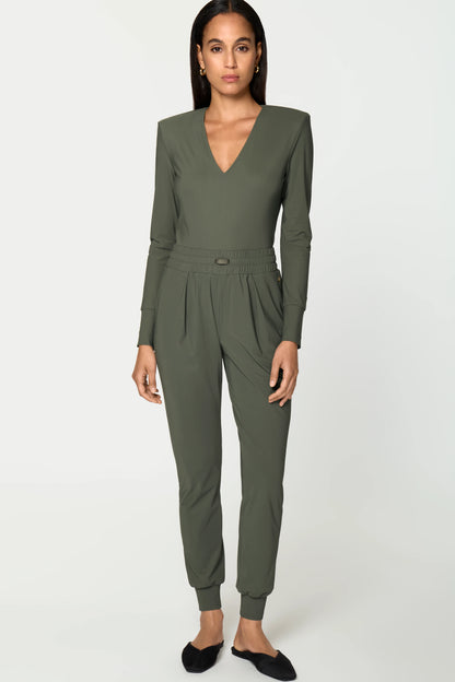 LUXE LÉGER Track Pants verde