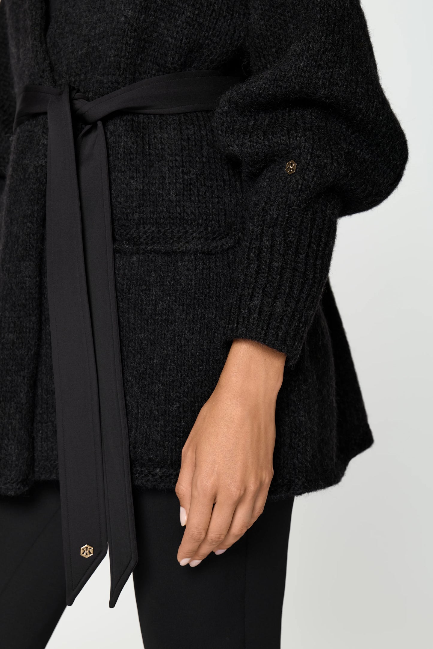 CANOLO Cardigan black