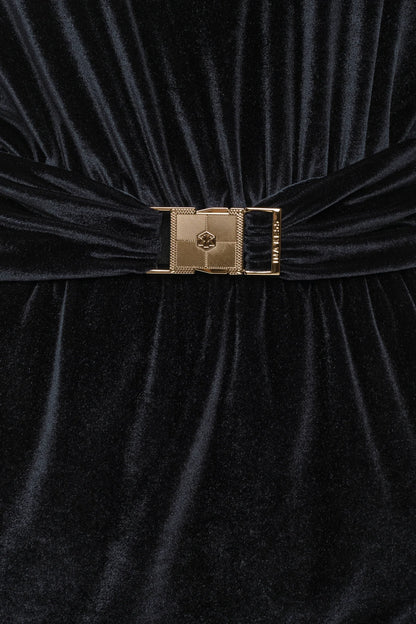 STARLIT Velvet Dress midnight