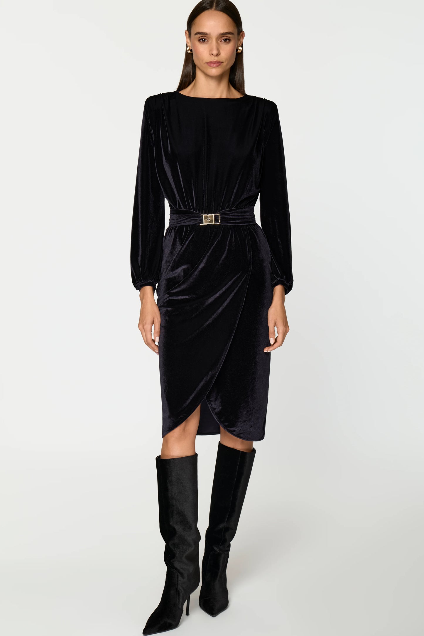 STARLIT Velvet Dress midnight