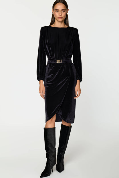 STARLIT Velvet Dress midnight