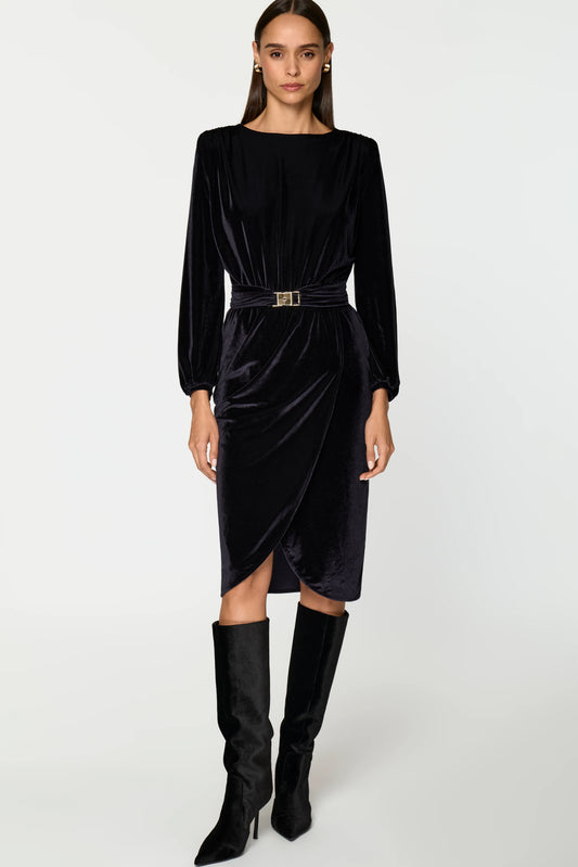 STARLIT Velvet Dress midnight