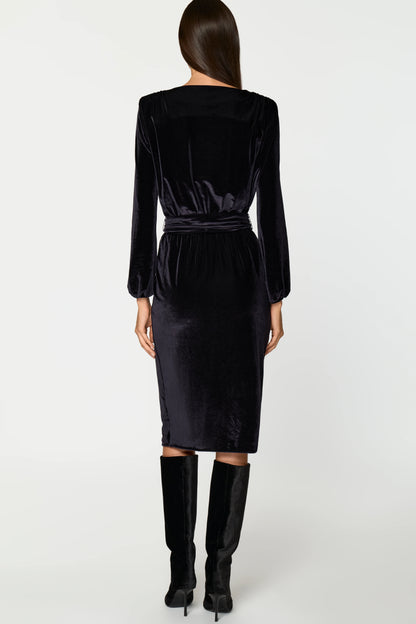 STARLIT Velvet Dress midnight