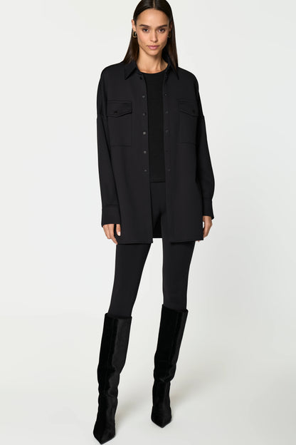 ERICE Shirt Jacket black