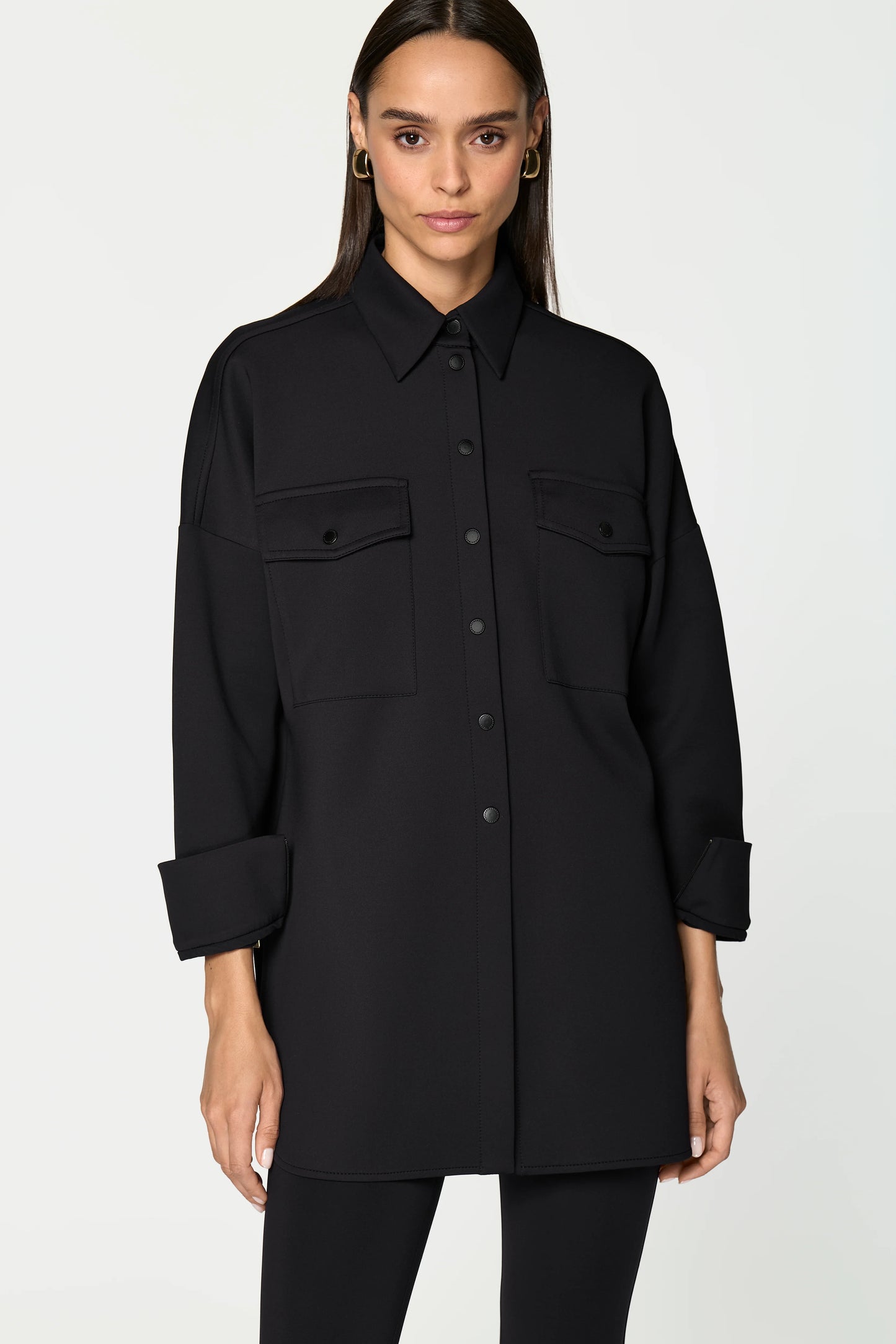 ERICE Shirt Jacket black