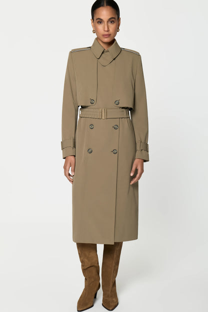 CORLEON Trench Coat oliva