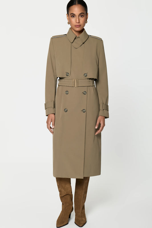 CORLEON Trench Coat oliva