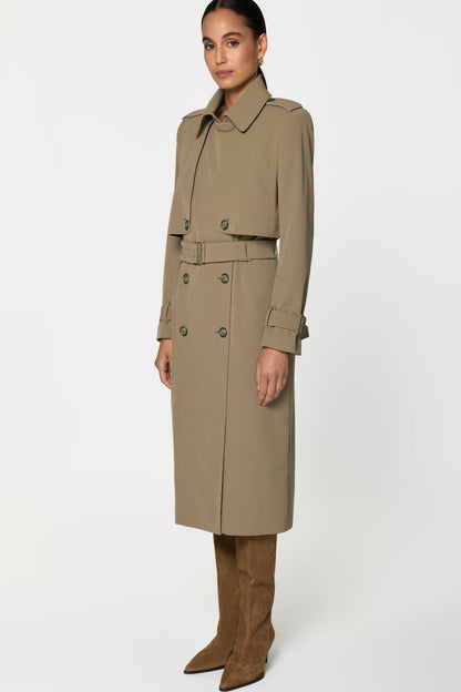 CORLEON Trench Coat oliva
