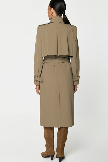 CORLEON Trench Coat oliva
