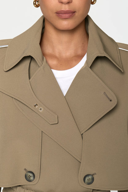 CORLEON Trench Coat oliva