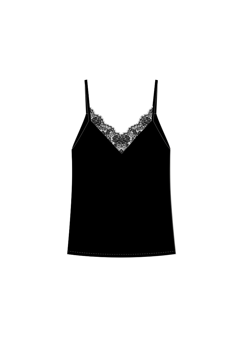 LUNARET Top black