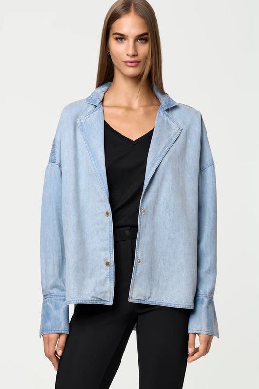 SICI Denim Shacket chambray