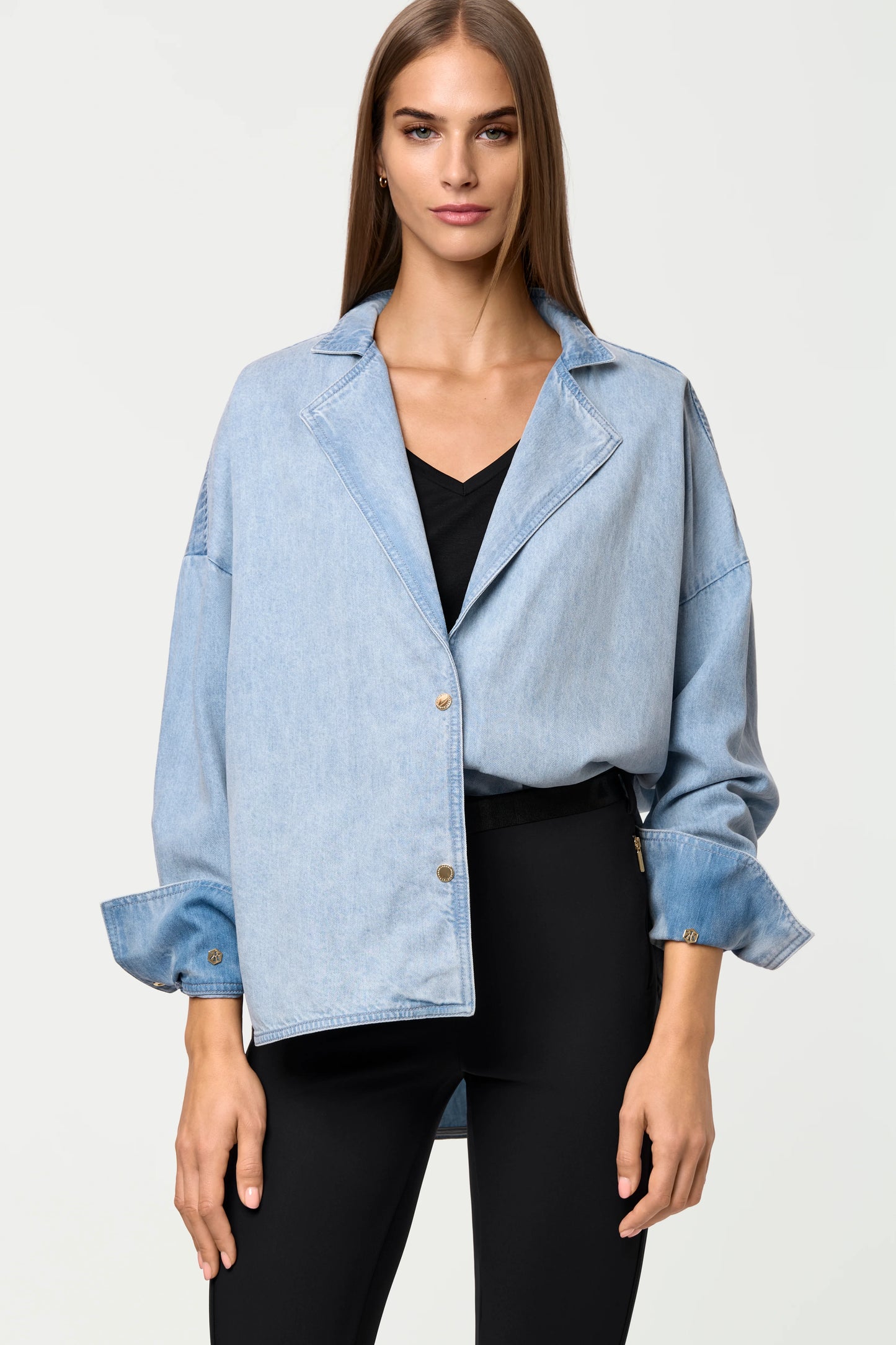 SICI Denim Shacket chambray