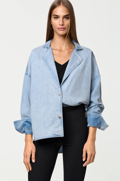 SICI Denim Shacket chambray