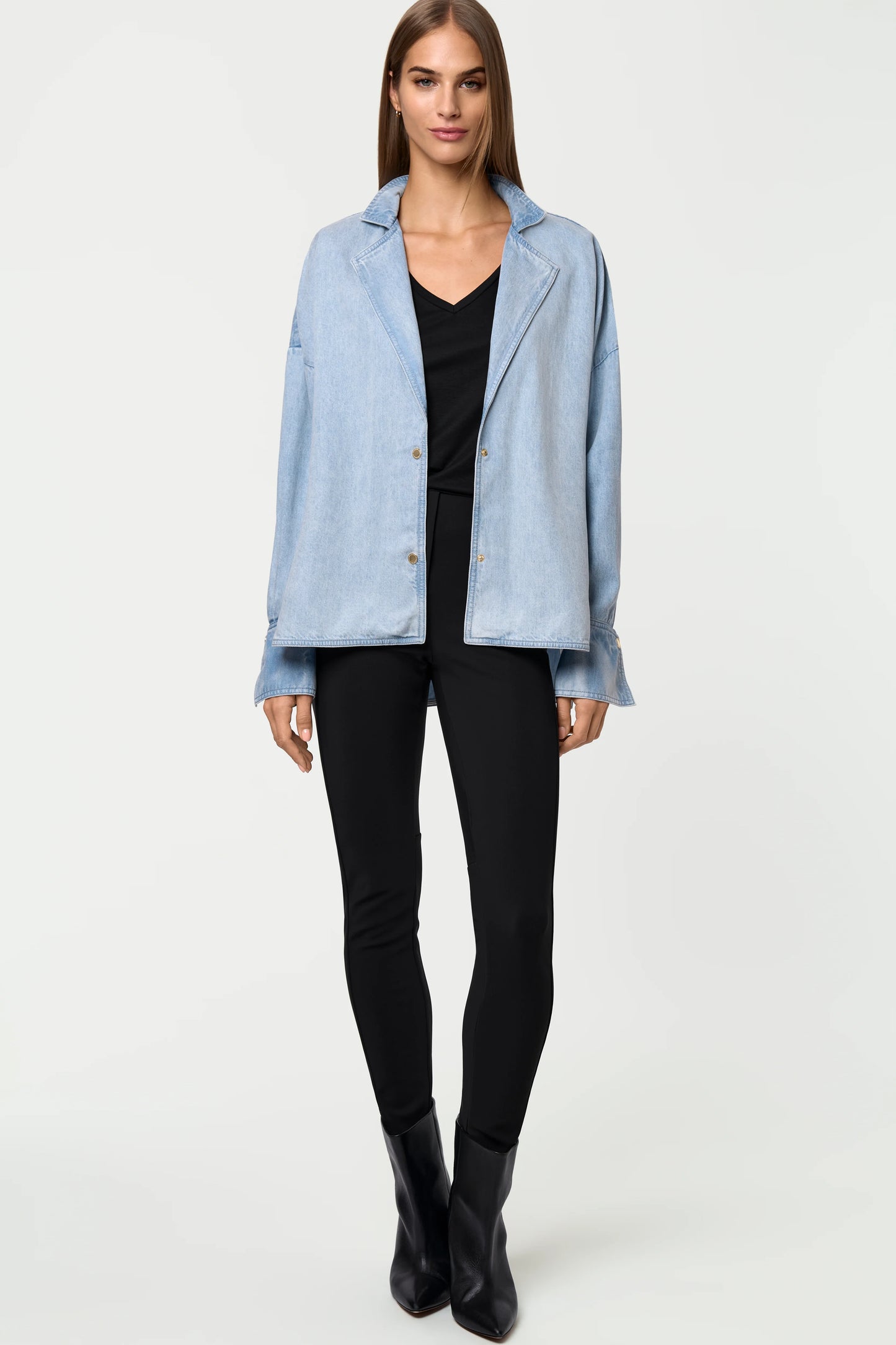 SICI Denim Shacket chambray