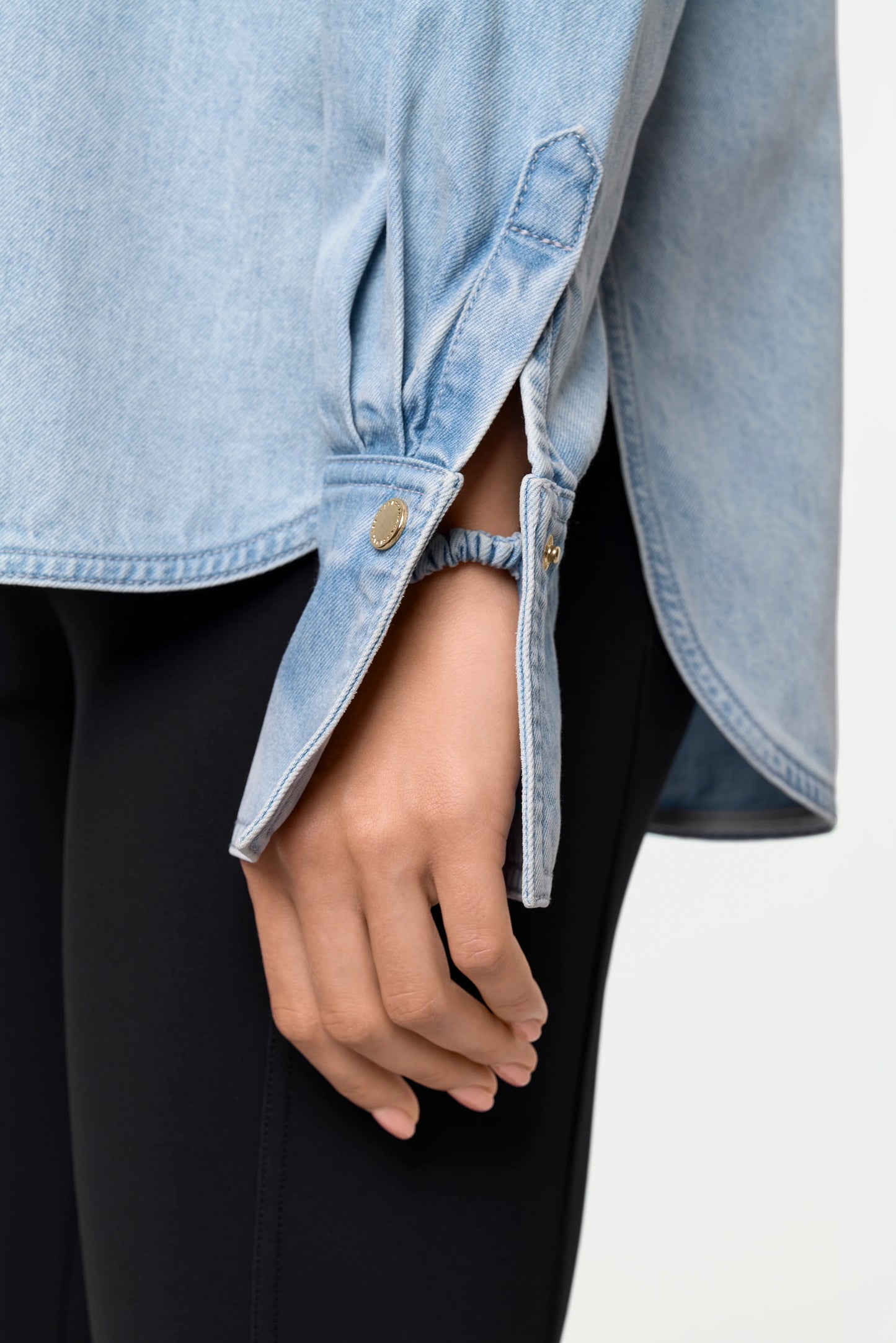 SICI Denim Shacket chambray
