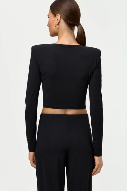 FIAMA Crop Top black