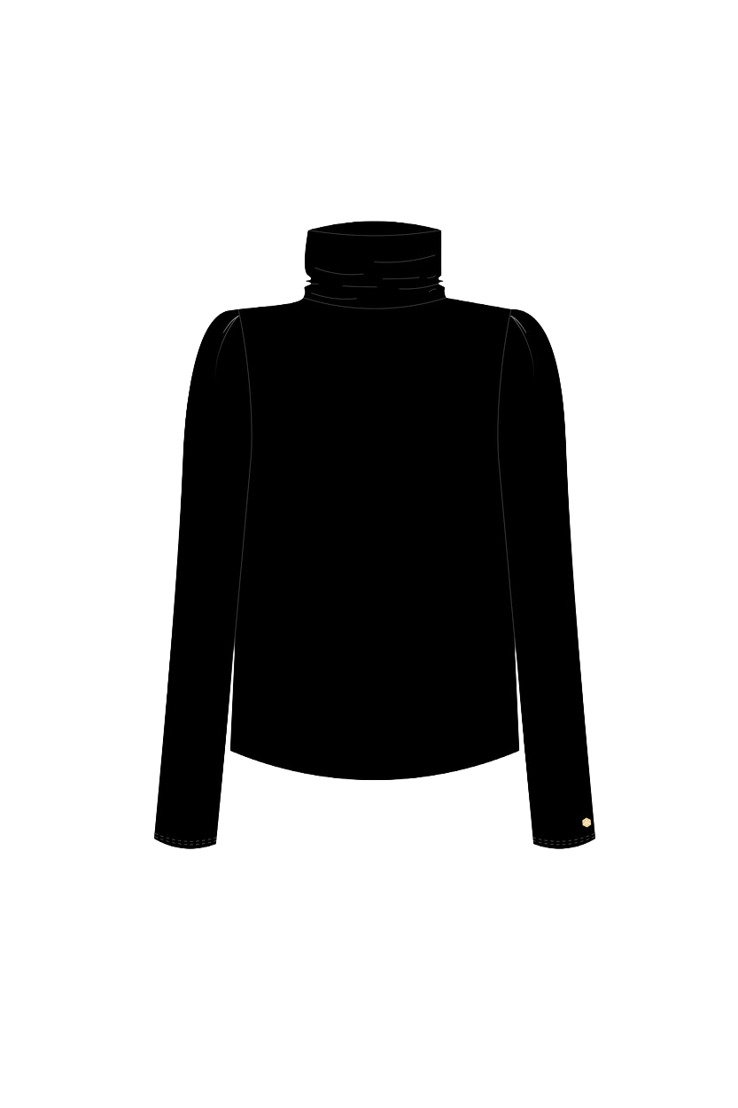 LYNNIC Hightneck Top black