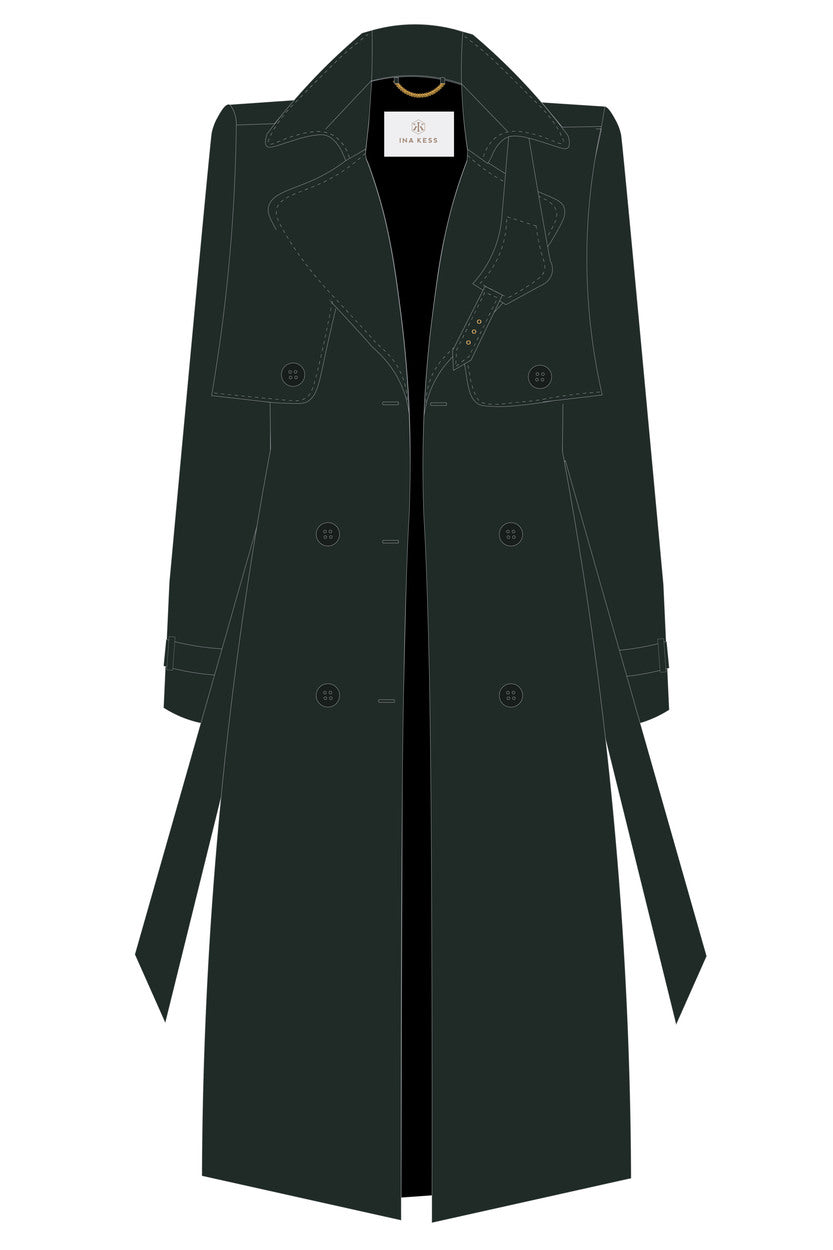 DEVON Trench Coat forest