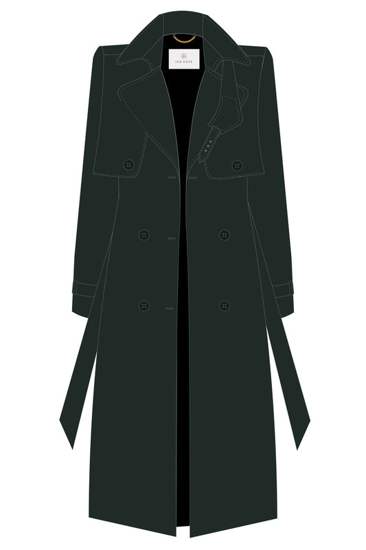 DEVON Trench Coat forest